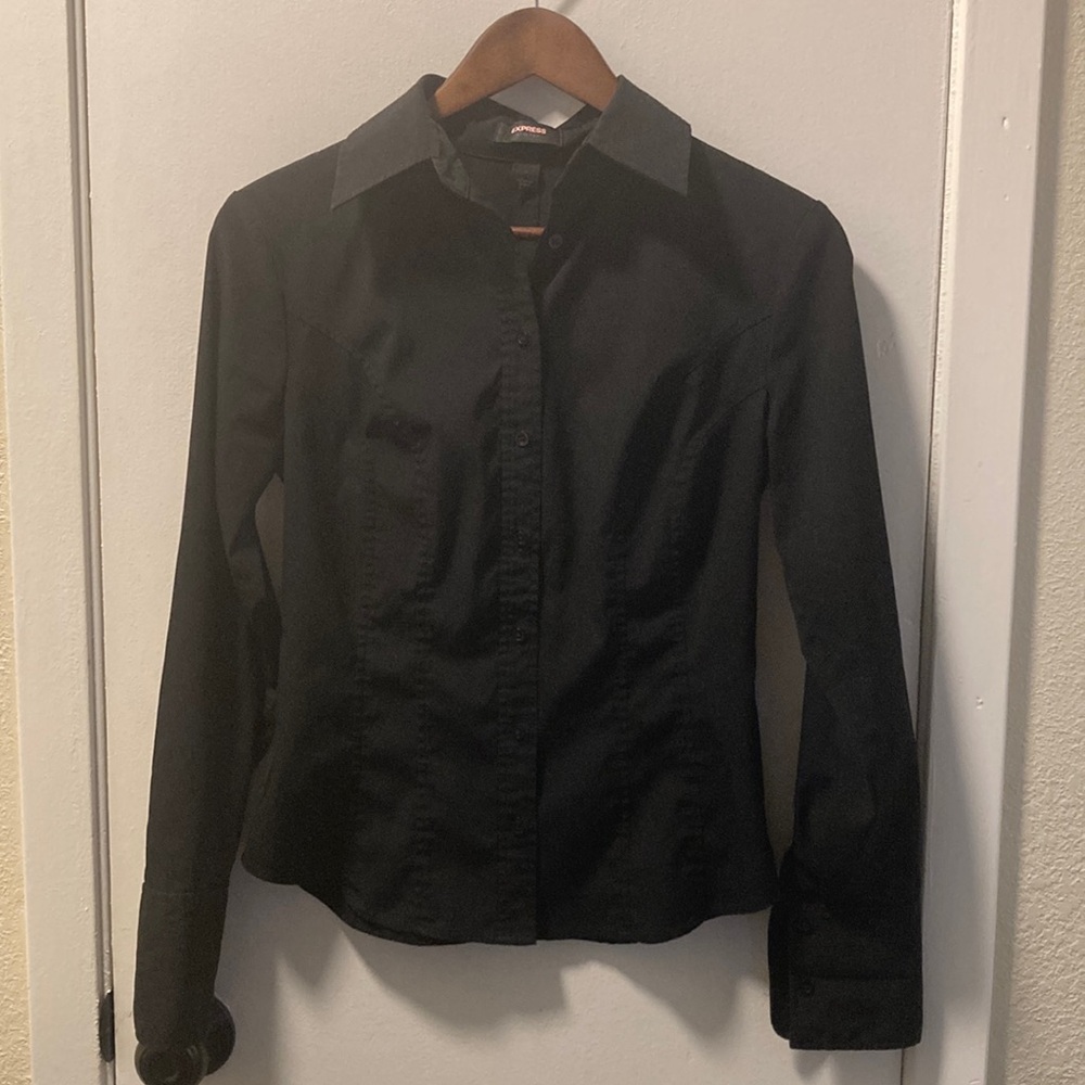 Express Stretch Button Up